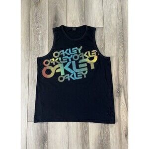 Oakley Black Sleeveless Tank Top Mens Sz Medium